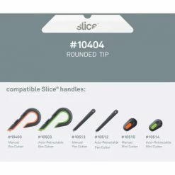 Slice® Replacement Ceramic Dual-Sided Blades - 10404 - Pack of 4 10 Slice® Replacement Ceramic Dual-Sided Blades - 10404 - Pack of 4 -Hand Tools popular store 10404 compatible handles