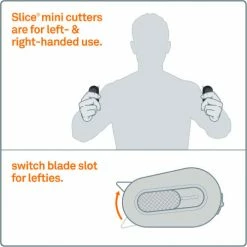 Slice® Ceramic Blade Auto-Retractable Mini-Cutter - 10514 - Pkg Qty 12 -Hand Tools popular store 10514 10515 ambidextrous
