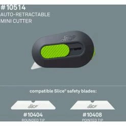 Slice® Ceramic Blade Auto-Retractable Mini-Cutter - 10514 - Pkg Qty 12 -Hand Tools popular store 10514 compatible blades