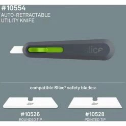 Slice® Auto Retractable Utility Knife - 10554 -Hand Tools popular store 10554 compatible blades