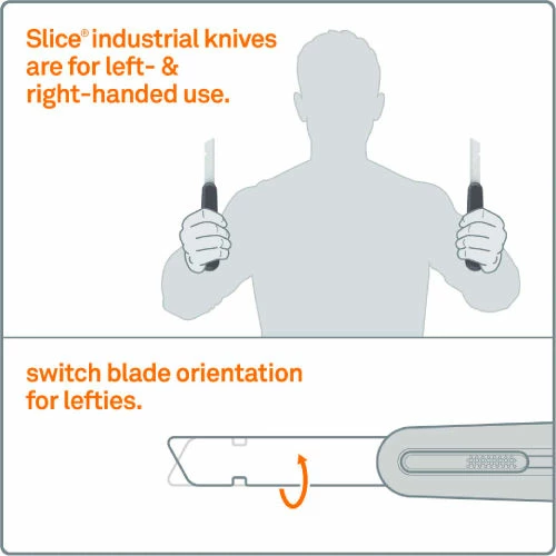 Slice® Auto Industrial Knife with 4" Rounded Blade - 10560 9 Slice® Auto Industrial Knife with 4" Rounded Blade - 10560 - Image 7
