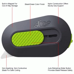 Slice® Ceramic Blade Auto-Retractable Mini-Cutter - 10514 - Pkg Qty 12 -Hand Tools popular store 236537IN 1wco