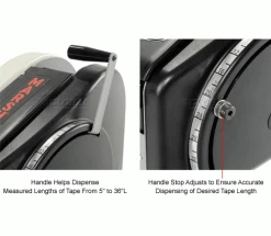 Marsh® Manual Kraft Tape Dispenser For 1"-3"W Tape -Hand Tools popular store 252699 3wco