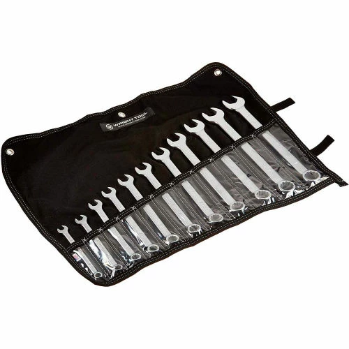 Wright Tool 711 WRIGHTGRIP™2.0 3/8"-1" 12 Point 11 Piece Satin SAE Combination Wrench Set 3 Wright Tool 711 WRIGHTGRIP™2.0 3/8"-1" 12 Point 11 Piece Satin SAE Combination Wrench Set