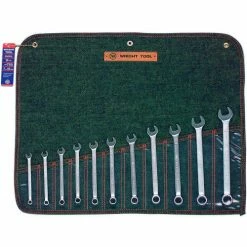 Wright Tool 750 WRIGHTGRIP™2.0 7MM-19MM 12 Point 11 Piece Satin Metric Combination Wrench Set