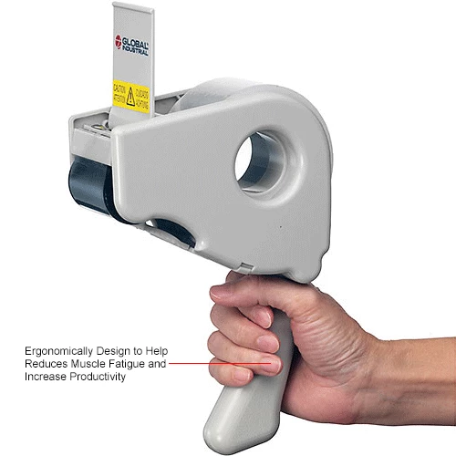 Global Industrial Ergonomic Handheld Tape Dispenser, 2"W 9 Global Industrial Ergonomic Handheld Tape Dispenser, 2"W - Image 7