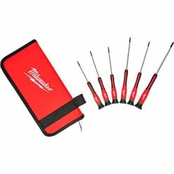 Milwaukee® 48-22-2610 6 Pc. TORX® Precision Screwdriver Set W/ Case -Hand Tools popular store 48 22 2610 2