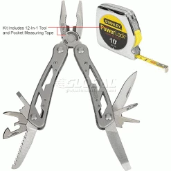 Stanley 33-115 12-IN-1 Multi-Tool W/ PowerLock® Pocket Tape Measure -Hand Tools popular store 500553 1wco