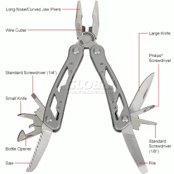 Stanley 84-519K 12-IN-1 Multi-Tool W/ Holster -Hand Tools popular store 500553 2wco