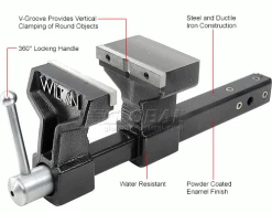 Wilton 10010 6" Jaw Width ATV All Terrain Trailer Hitch Vise -Hand Tools popular store 534233 1wco