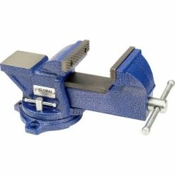 Global Industrial™ 4" Jaw Width 2-1/4" Throat Depth General Purpose Bench Vise W/ Swivel Base -Hand Tools popular store 534515 02