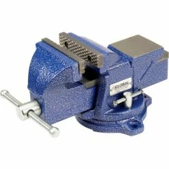 Global Industrial™ 4" Jaw Width 2-1/4" Throat Depth General Purpose Bench Vise W/ Swivel Base -Hand Tools popular store 534515 03