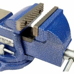 Global Industrial™ 4" Jaw Width 2-1/4" Throat Depth General Purpose Bench Vise W/ Swivel Base -Hand Tools popular store 534515 05