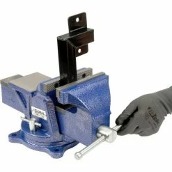 Global Industrial 6" Jaw Width 3" Throat Depth General Purpose Bench Vise W/ Swivel Base -Hand Tools popular store 534516 04