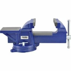 Global Industrial 8" Jaw Width General Purpose Bench Vise W/ Swivel Base -Hand Tools popular store 535657 02