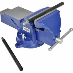 Global Industrial 8" Jaw Width General Purpose Bench Vise W/ Swivel Base -Hand Tools popular store 535657 03