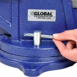 Global Industrial 8" Jaw Width General Purpose Bench Vise W/ Swivel Base -Hand Tools popular store 535657 07