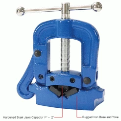 Global Industrial Bench Yoke Vise, 1/8" - 2" Pipe Capacity -Hand Tools popular store 604075IN 1wco