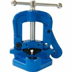 Global Industrial Bench Yoke Vise, 1/8" - 2" Pipe Capacity -Hand Tools popular store 604075 03