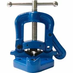 Global Industrial Bench Yoke Vise, 1/8" - 2-1/2" Pipe Capacity -Hand Tools popular store 604076 02