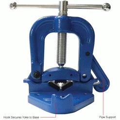 Global Industrial™ Bench Yoke Vise, 1/8" - 3" Pipe Capacity -Hand Tools popular store 604077IN 3wco