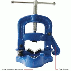 Global Industrial™ Bench Yoke Vise, 1/8" - 4" Pipe Capacity -Hand Tools popular store 604078IN 3wco