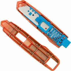 Allway Tools Self-Retracting Aluminum Safety Box Cutter With 6 Blades - Pkg Qty 12 -Hand Tools popular store 795282 03