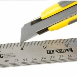 Allway Tools Soft Grip Snap Blade Box Cutter With Auto-Lock and 3 Blades - Pkg Qty 10 -Hand Tools popular store 795284 06