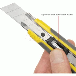 Allway Tools Soft Grip Snap Blade Box Cutter With Auto-Lock and 3 Blades - Pkg Qty 10 -Hand Tools popular store 795284 2wco