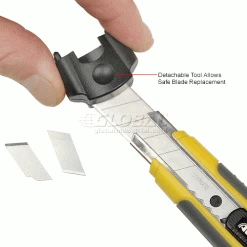 Allway Tools Soft Grip Snap Blade Box Cutter With Auto-Lock and 3 Blades - Pkg Qty 10 -Hand Tools popular store 795284 4wco