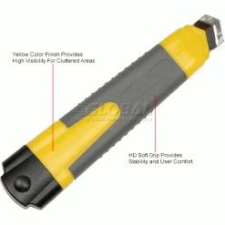 Allway Tools Soft Grip Snap Blade Box Cutter With Auto-Lock and 3 Blades - Pkg Qty 10 -Hand Tools popular store 795284 5wco