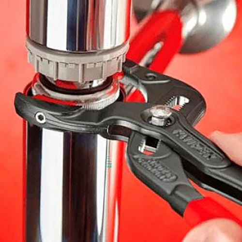 Knipex® Pipe Gripping Plier W/ Replaceable Plastic Jaw & Polished Head, 10"L 6 Knipex® Pipe Gripping Plier W/ Replaceable Plastic Jaw & Polished Head, 10"L - Image 4