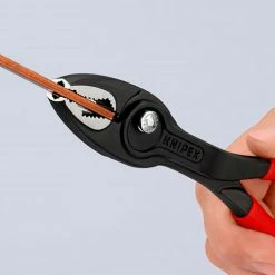 Knipex® TwinGrip Slip Joint Plier W/ Polished Head & Plastic Coated Handle, 8"L -Hand Tools popular store 82 01 200 11