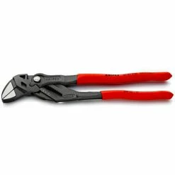 Knipex® Pliers Wrench W/ Polished Head & Plastic Coated Handle, 10"L