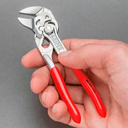 Knipex® Chrome Plated Mini Plier Wrench W/ Plastic Coated Handle, 5"L 10 Knipex® Chrome Plated Mini Plier Wrench W/ Plastic Coated Handle, 5"L - Image 8