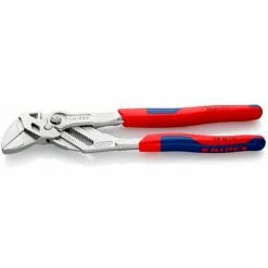 Knipex® Chrome Plated Plier Wrench W/ Multi Component Handle, 10"L