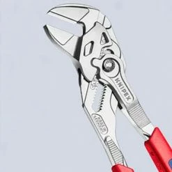 Knipex® Chrome Plated Plier Wrench W/ Multi Component Handle, 10"L -Hand Tools popular store 86 05 250 12