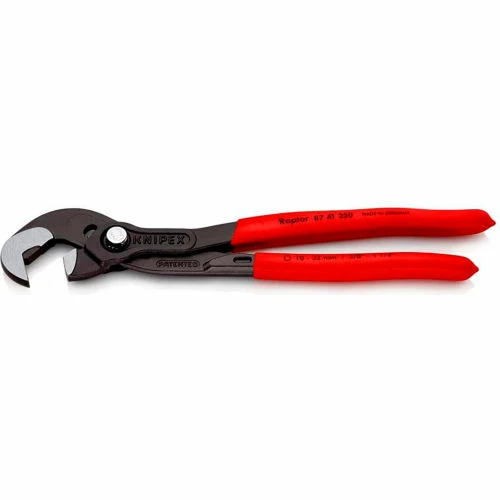 Knipex® Raptor Chrome Plated Plier W/ Polished Head & Plastic Coated Handle, 10"L 4 Knipex® Raptor Chrome Plated Plier W/ Polished Head & Plastic Coated Handle, 10"L - Image 2