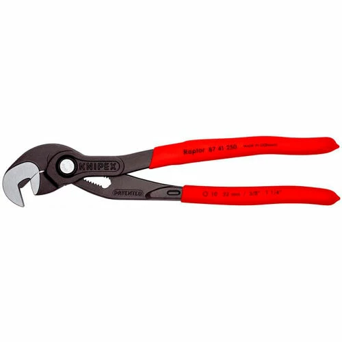 Knipex® Raptor Chrome Plated Plier W/ Polished Head & Plastic Coated Handle, 10"L 5 Knipex® Raptor Chrome Plated Plier W/ Polished Head & Plastic Coated Handle, 10"L - Image 3