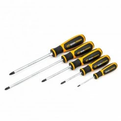 Gearwrench® 5 Piece Phillips® Dual Material Screwdriver Set