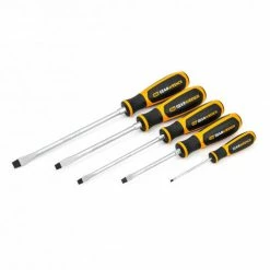 Gearwrench® 5 Piece Slotted Dual Material Screwdriver Set