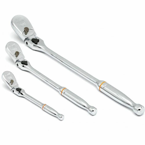 Gearwrench® 90 Tooth Locking Flex Head Teardrop Ratchet Set, 3 Piece 3 Gearwrench® 90 Tooth Locking Flex Head Teardrop Ratchet Set, 3 Piece