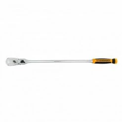 Gearwrench® 90 Tooth Dual Material Locking Flex Head Teardrop Ratchet W/ 1/2" Drive Tang, 24"L