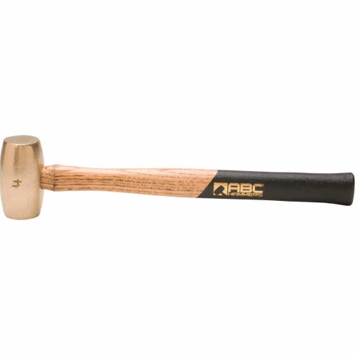 ABC Hammers ABC4BW 4 lb. Non-Sparking Brass Hammer, 15" Wood Handle 3 ABC Hammers ABC4BW 4 lb. Non-Sparking Brass Hammer, 15" Wood Handle