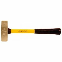 AMPCO® H-17FG Non-Sparking Double Face Hammer W/ Fiberglass Handle 3Lb 15" OAL