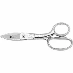 Clauss 7.75" Shear-Straight, One Blade Serrated - Pkg Qty 6