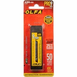 OLFA® ABB-50B 9149 9MM Precision Black Ultra-Sharp Snap-Off Blades (50 Pack) 9 OLFA® ABB-50B 9149 9MM Precision Black Ultra-Sharp Snap-Off Blades (50 Pack) -Hand Tools popular store B1913476 02