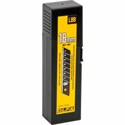 OLFA® LBB-50B 18MM HD UltraSharp Snap-Off Black Blade (50 Pack) -Hand Tools popular store B1913482 03
