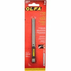 OLFA® SVR-2 Stainless Steel Auto-Lock Utility Knife w/ Blade Snapper -Hand Tools popular store B1913490 02