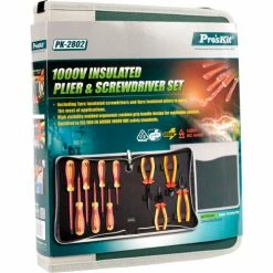 Eclipse 902-218 - 1000V Insulated Screwdriver and Plier Set-Electrical 12 Eclipse 902-218 - 1000V Insulated Screwdriver and Plier Set-Electrical -Hand Tools popular store B1929991 03